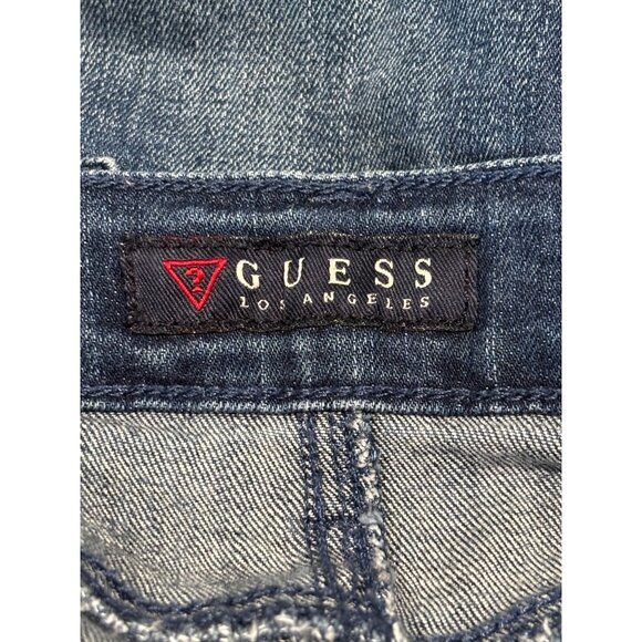 Guess Womens Power Skinny Jeans Size 25 Medium Wash Denim - Picture 3 of 13